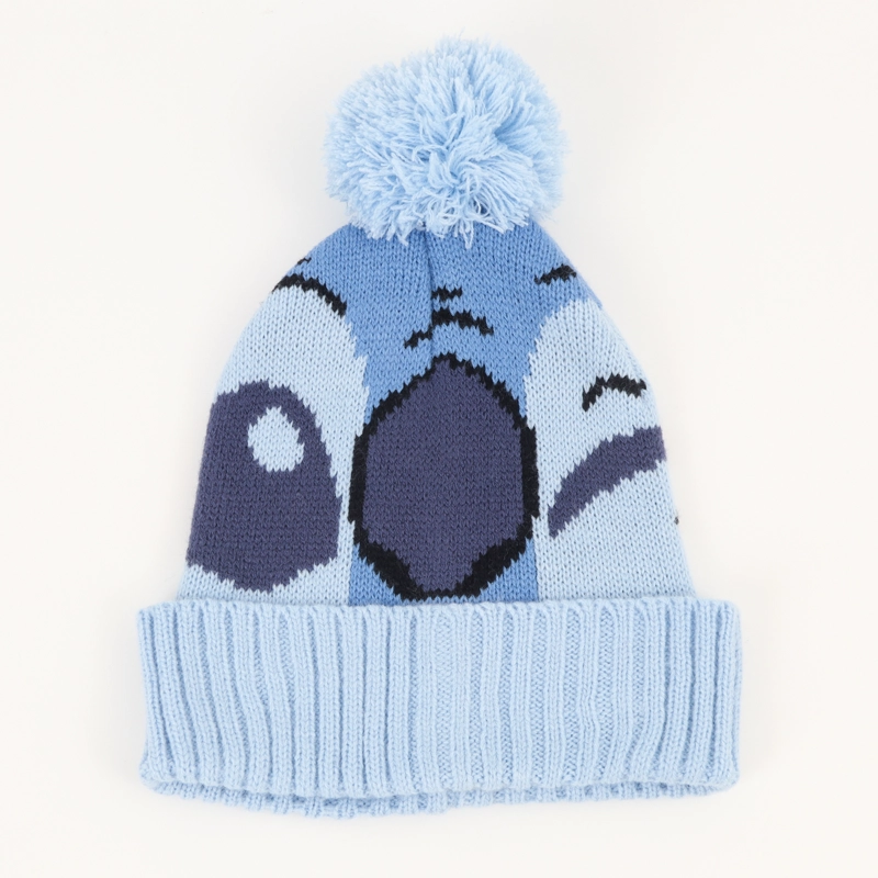 GORRO NIÑA LILO & STITCH FACE CELESTE DISNEY - 1