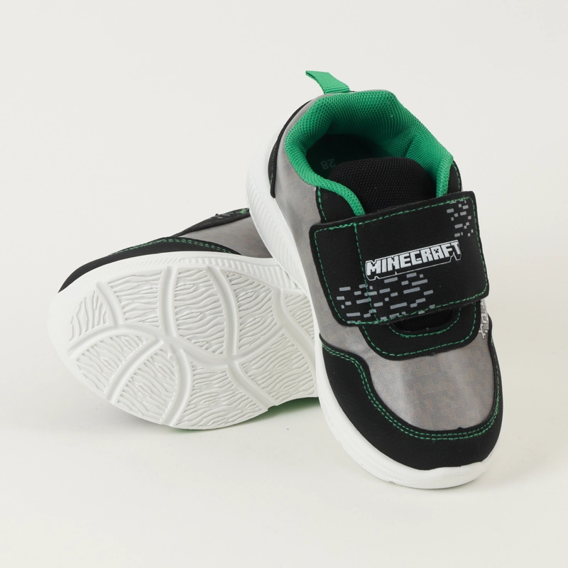 ZAPATILLAS CON LUCES NIÑO TNT GRIS MINECRAFT - 4