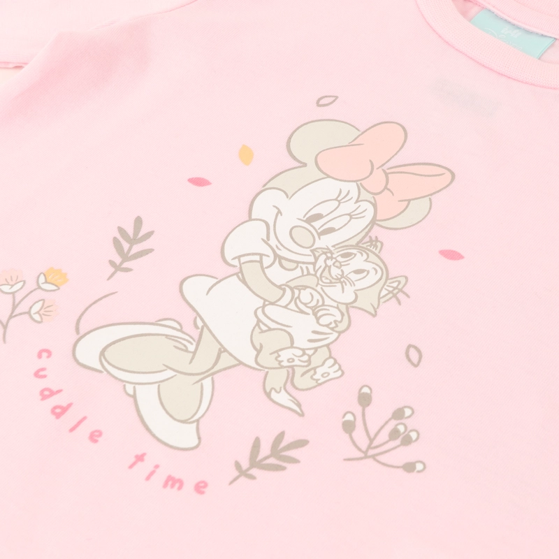 CONJUNTO PIJAMA BEBE MINNIE CUDDLE TIME ROSADO DISNEY - 2