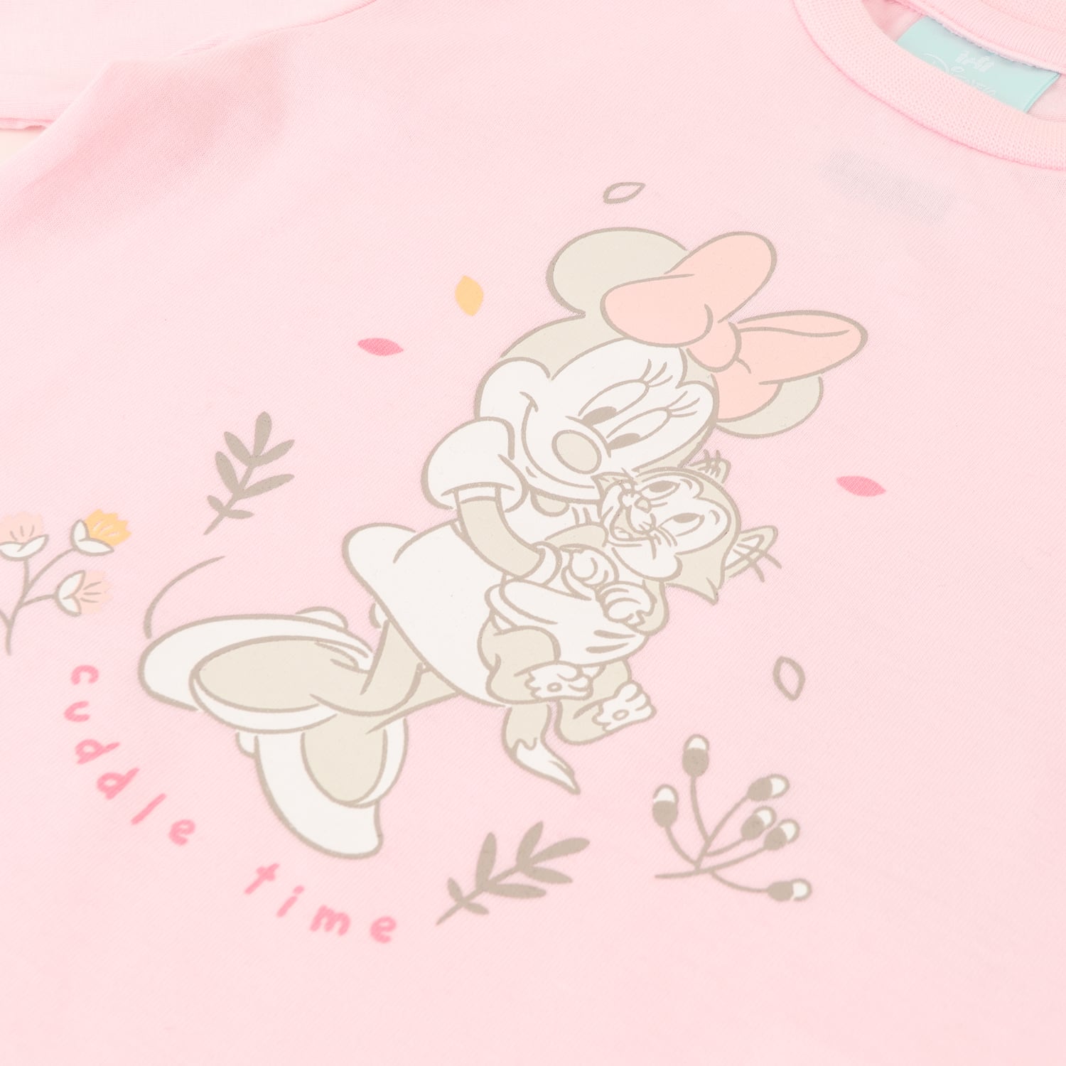 CONJUNTO PIJAMA BEBE MINNIE CUDDLE TIME ROSADO DISNEY - 2