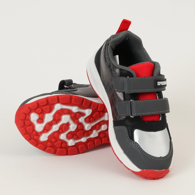 ZAPATILLAS CON LUCES NIÑO SPIDERMAN WALL NEGRO MARVEL - 4