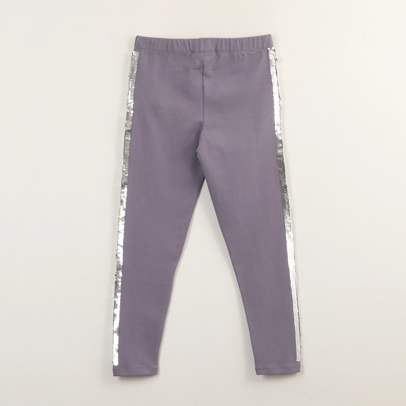 CALZA NIÑA FROZEN LINEAS DE LENTEJUELAS GRIS DISNEY - 3