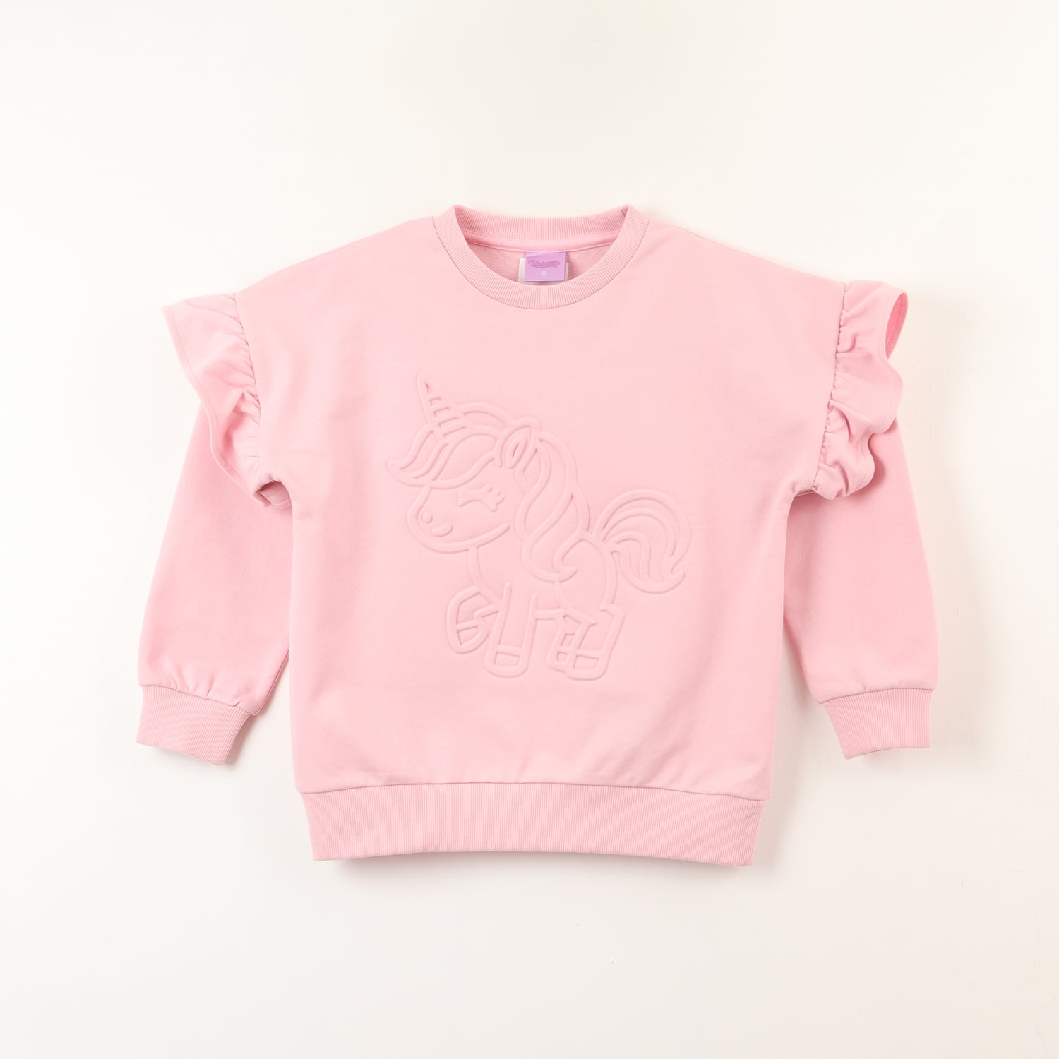 POLERON CERRADO NIÑA VUELOS MAGIC ROSADO UNICORNIO - 1