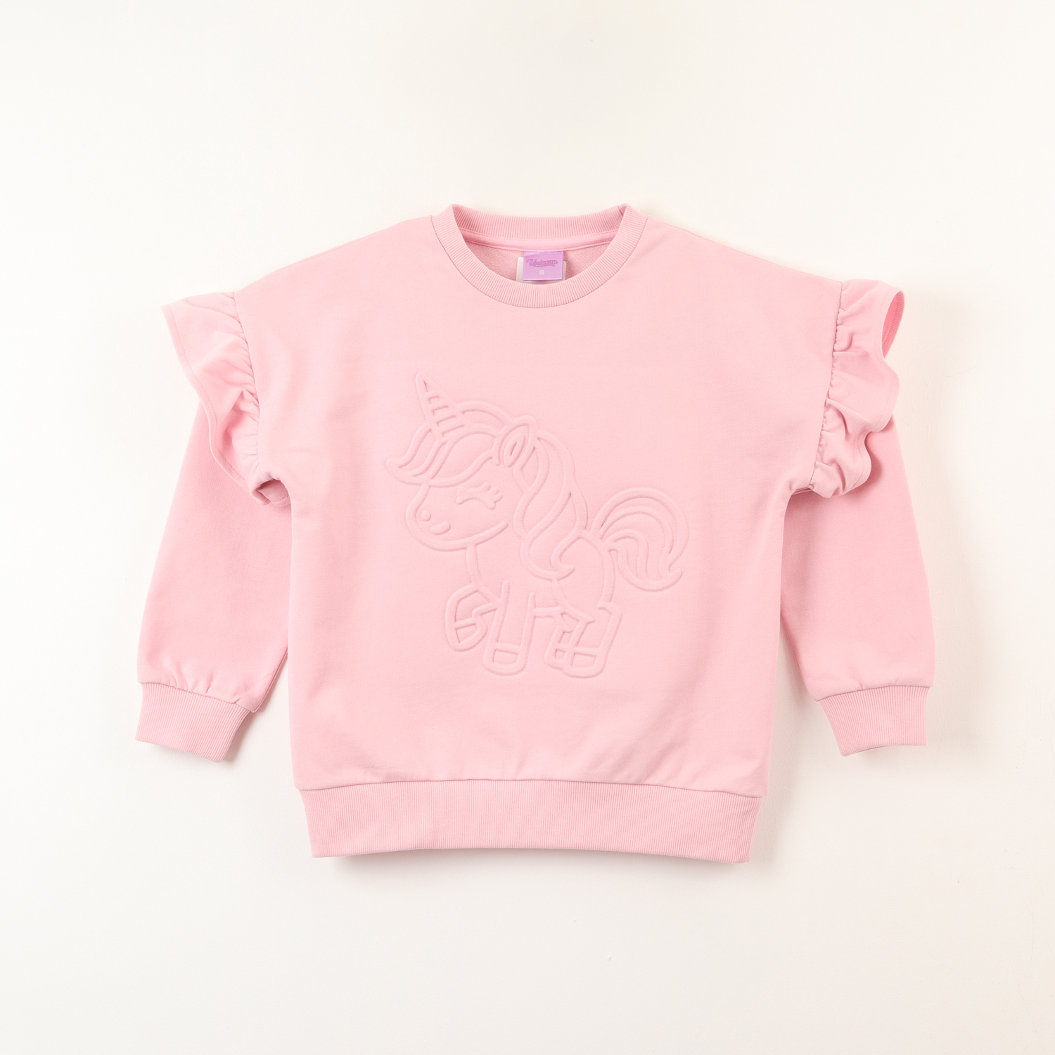 POLERON CERRADO NIÑA VUELOS MAGIC ROSADO UNICORNIO - 1