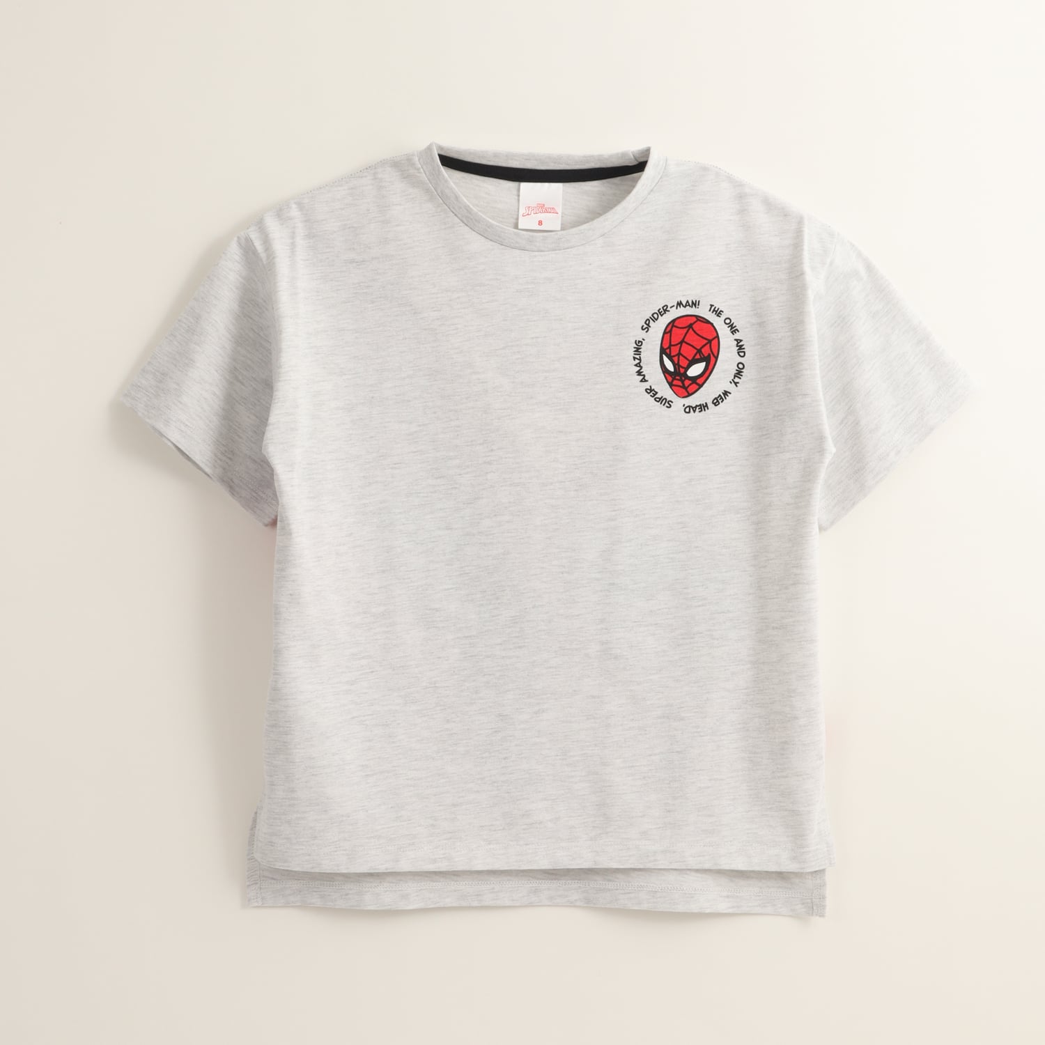 POLERA MANGA CORTA NIÑO SPIDERMAN SINCE 1962 BLANCO MARVEL - 1