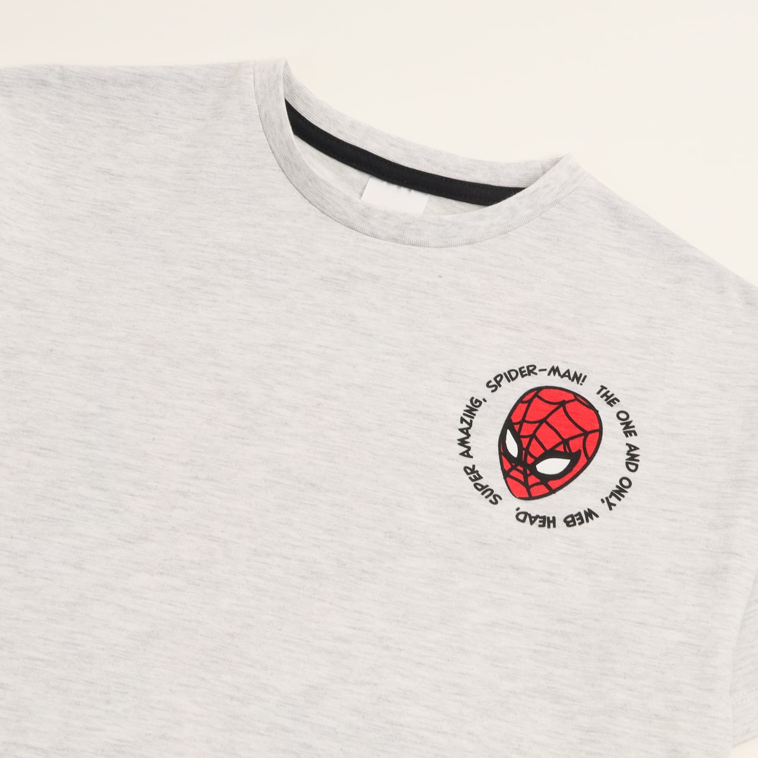 POLERA MANGA CORTA NIÑO SPIDERMAN SINCE 1962 BLANCO MARVEL - 3