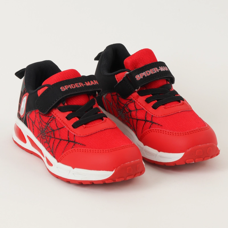 ZAPATILLAS CON LUCES NIÑO SPIDERMAN OJOS ROJO MARVEL - 2