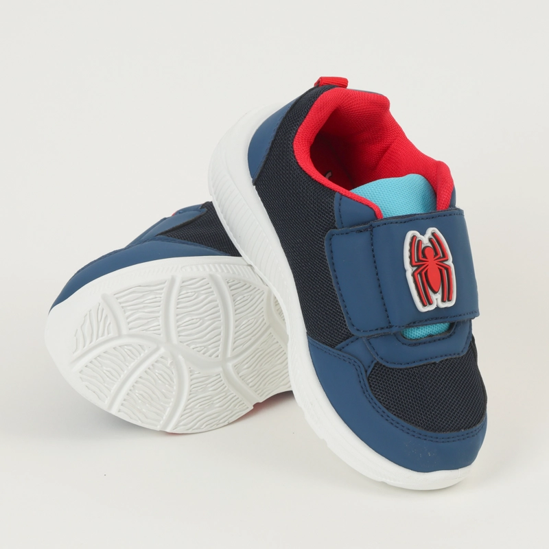 ZAPATILLAS CON LUCES NIÑO SPIDERMAN RAYOS AZUL MARVEL - 4