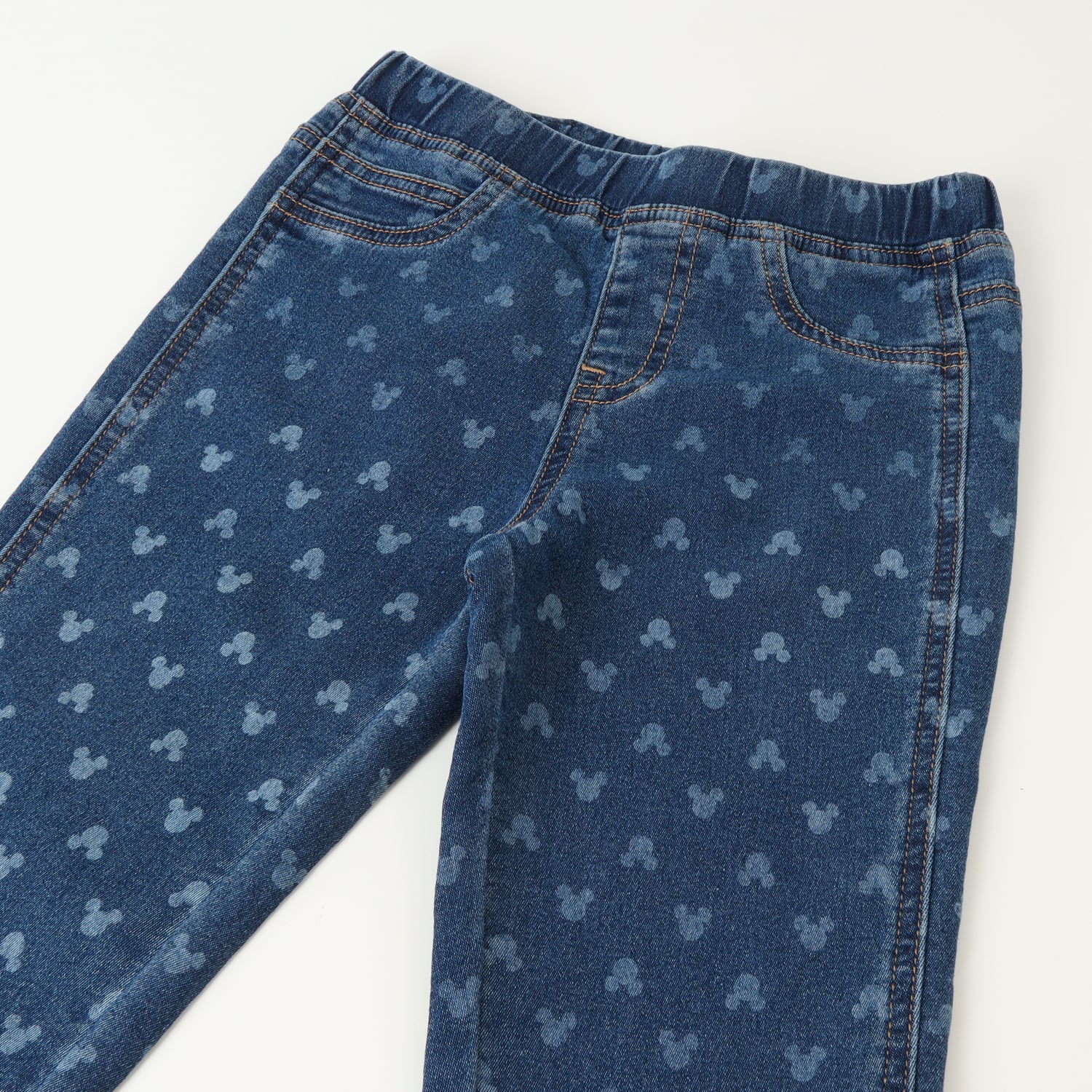 CALZA DENIM NIÑA MINNIE CORAZONCITOS AZUL DISNEY - 2