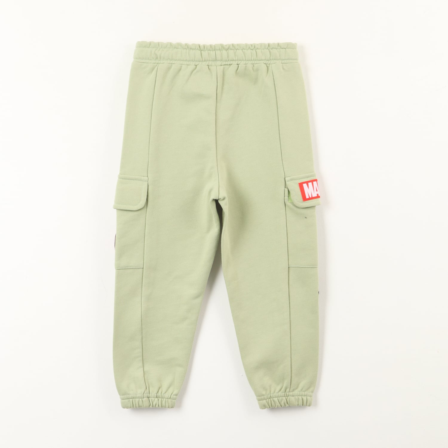 PANTALON CARGO DE BUZO NIÑO SPIDEY BOLSILLOS VERDE MARVEL - 3