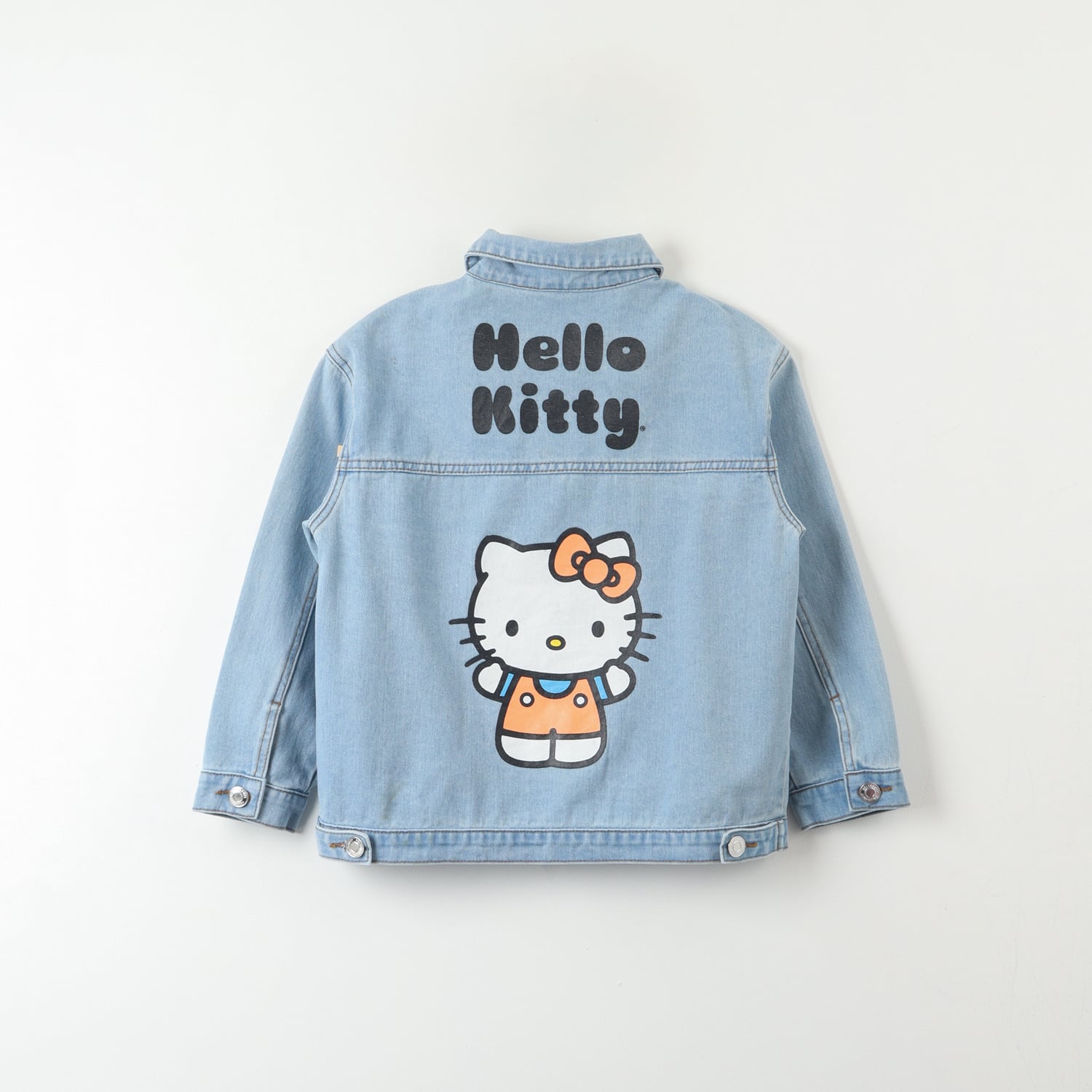 CHAQUETA DENIM NIÑA LOGO ESPALDA AZUL HELLO KITTY - 3