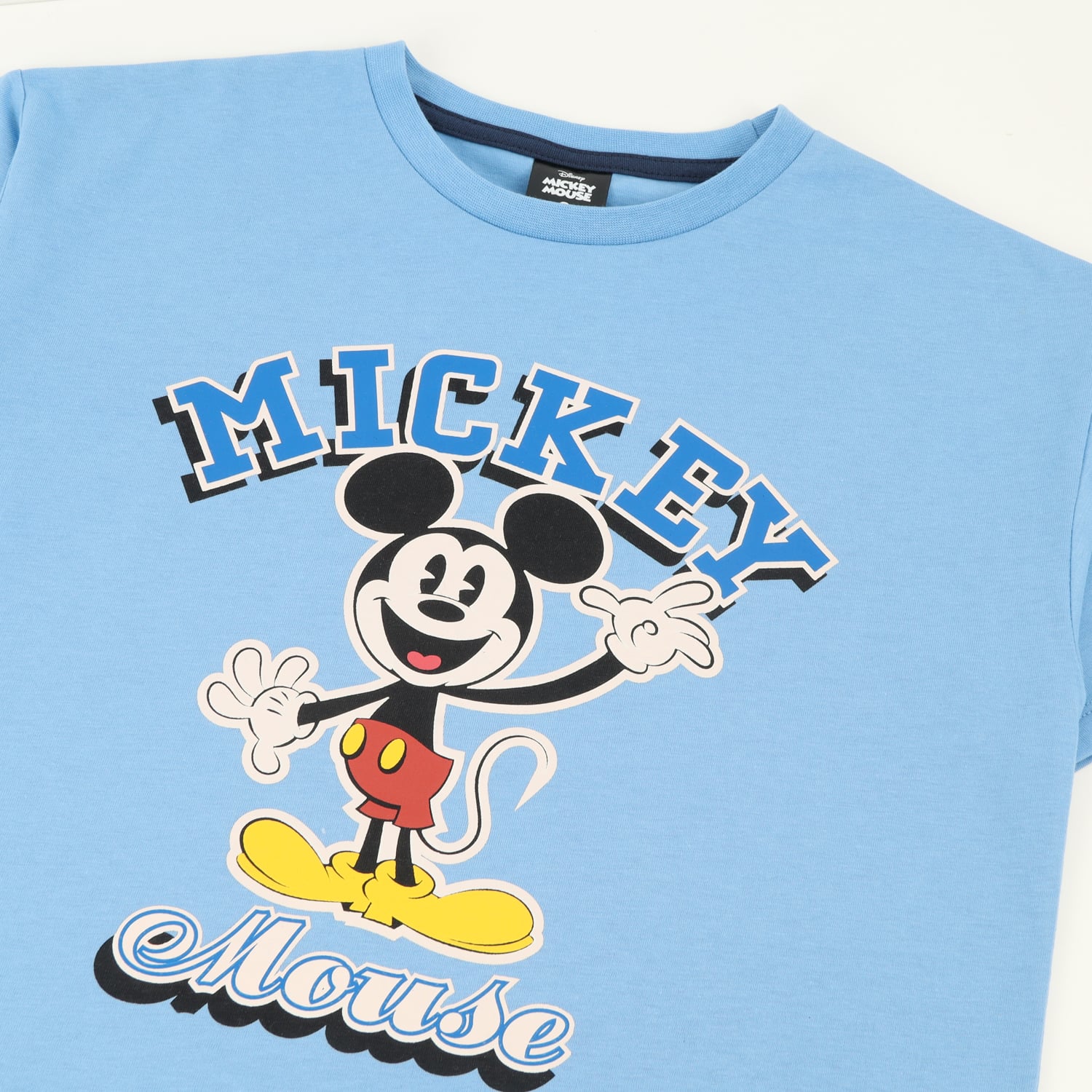 POLERA MANGA CORTA NIÑO MICKEY VINTAGE CELESTE DISNEY - 2