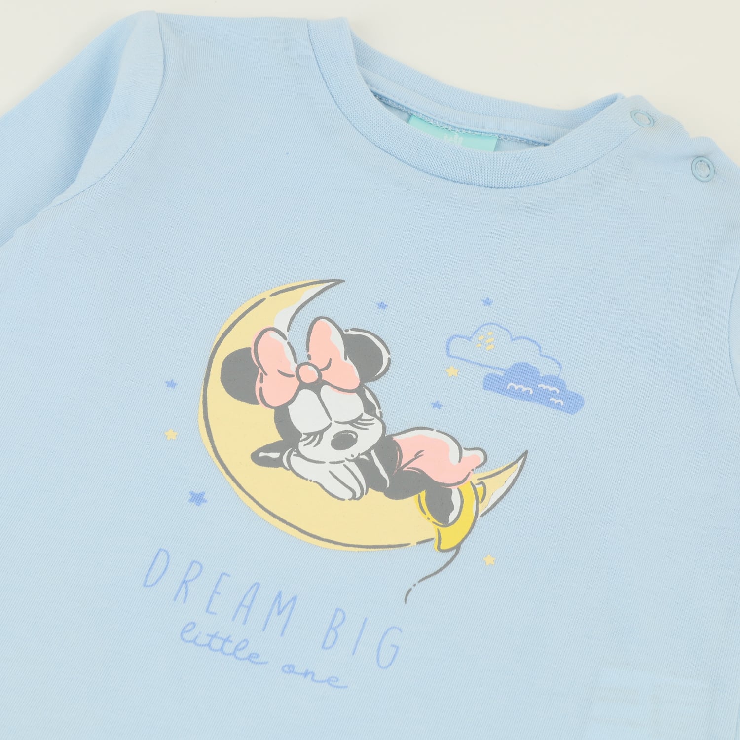 CONJUNTO PIJAMA BEBE MINNIE LITTLE ONES CELESTE DISNEY - 2