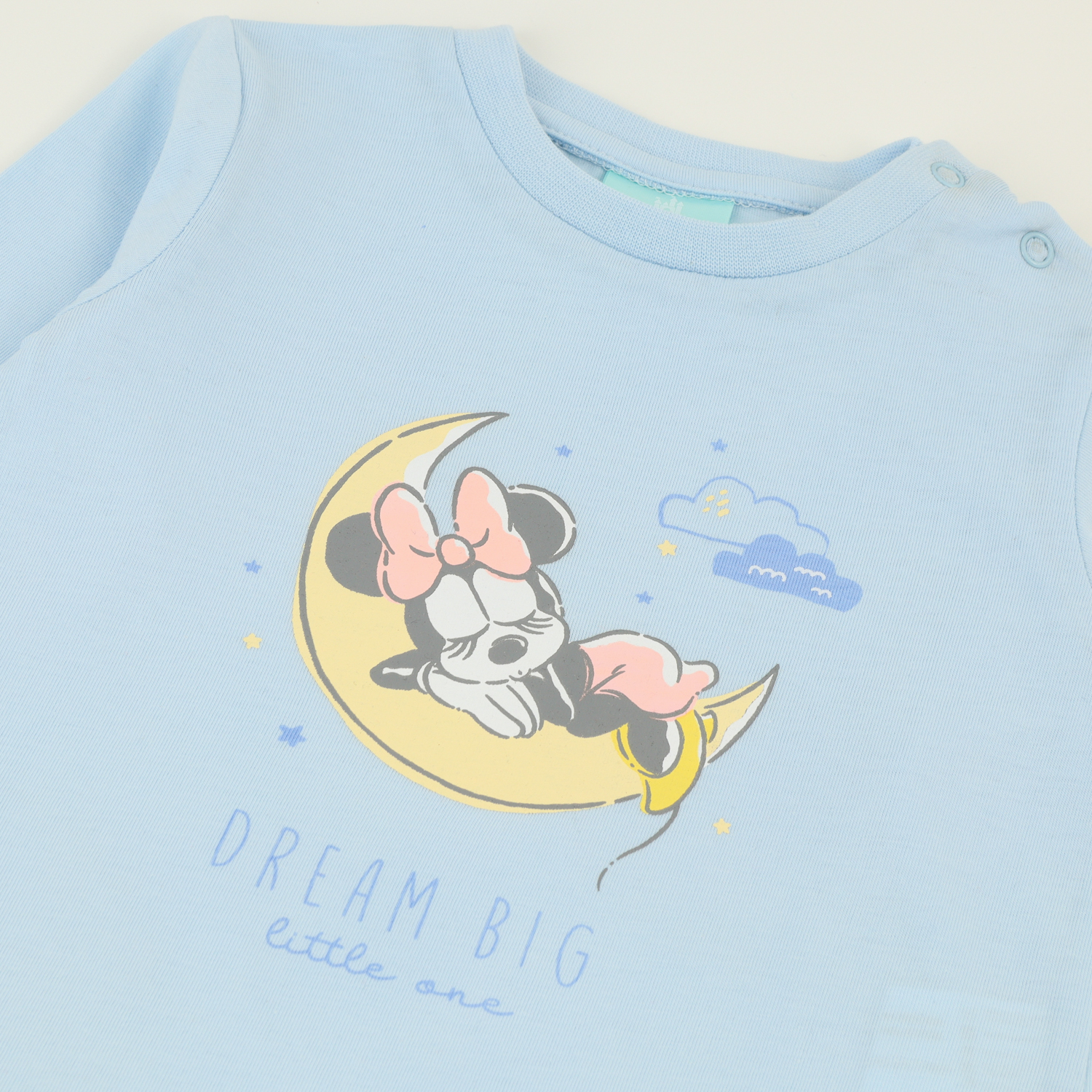 CONJUNTO PIJAMA BEBE MINNIE LITTLE ONES CELESTE DISNEY - 2