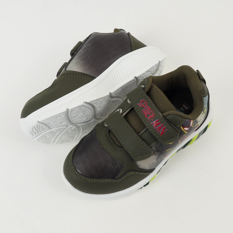 ZAPATILLAS CON LUCES NIÑO SPIDERMAN BLACK SUIT NEGRO MARVEL - 3