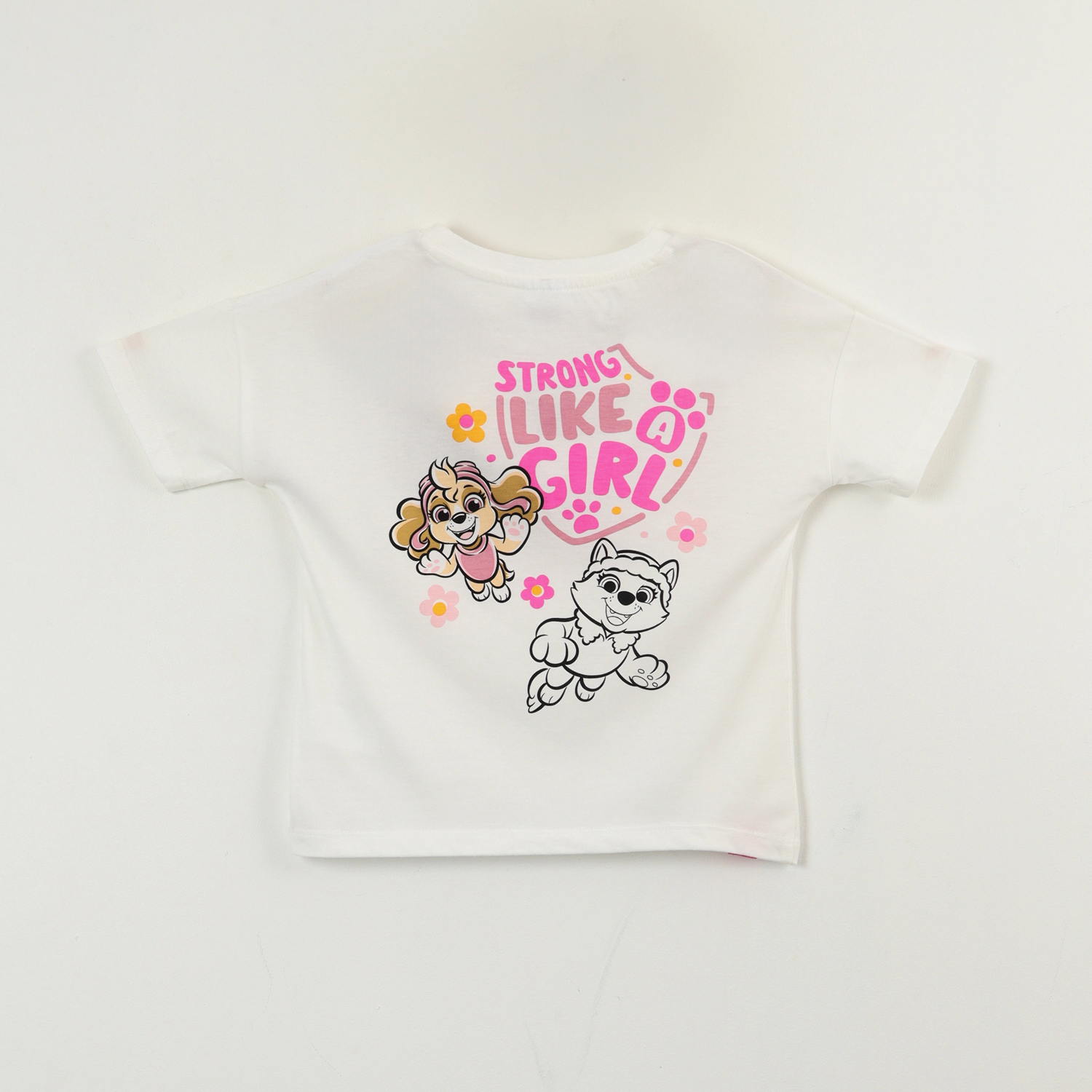 POLERA MANGA CORTA NIÑA SKYE Y EVEREST BLANCO PAW PATROL - 3