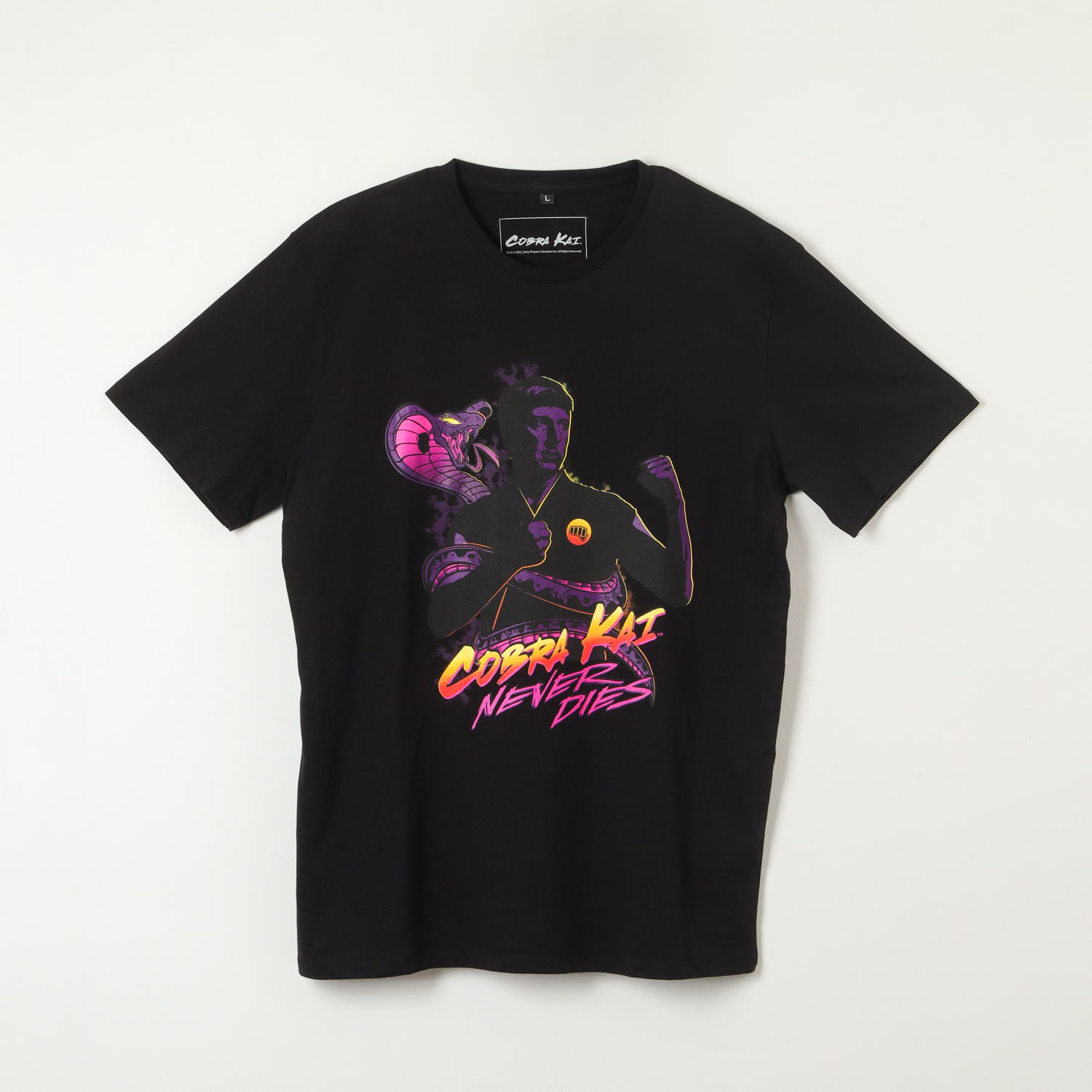 POLERA MANGA CORTA HOMBRE SERPIENTE COBRA KAI - 1