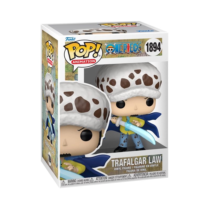 FUNKO POP! TRAFALGAR LAW CON BLUE ANESTHESIA ONE PIECE #1894 - 2
