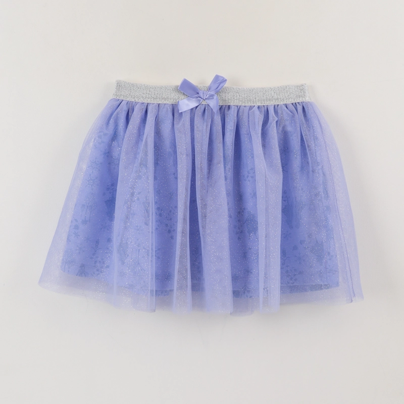 FALDA NIÑA MORADO TULL FROZEN DISNEY - 1