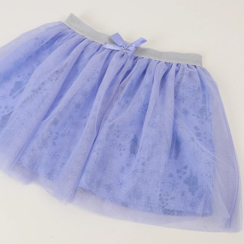 FALDA NIÑA MORADO TULL FROZEN DISNEY - 5