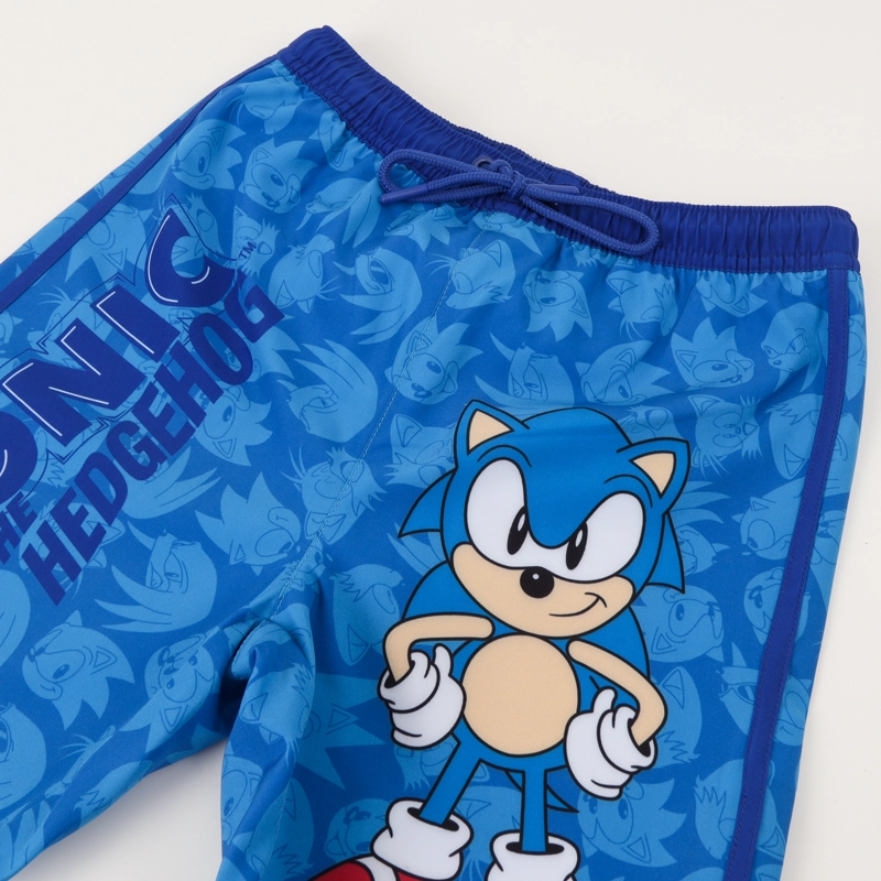 SHORT Y BOLSA NIÑO AZUL FULL PRINT BOLSILLO SONIC - 3