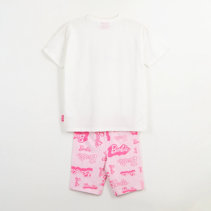 CONJUNTO BLANCO NIÑA LOGO BARBIE - 2