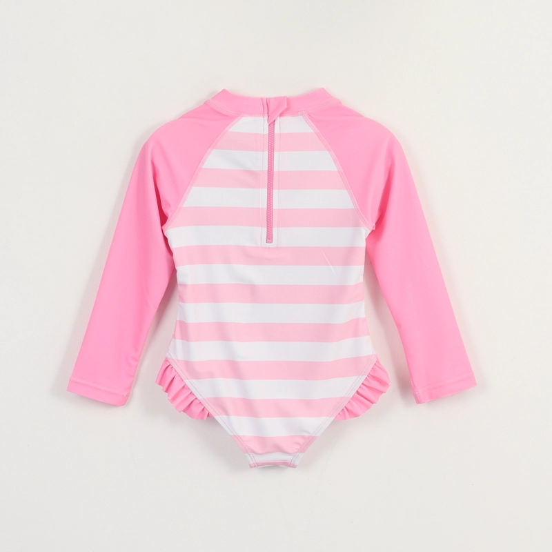 TRAJE DE BAÑO NIÑA ROSADO RAYAS ESTAMPADO PAW PATROL - 2