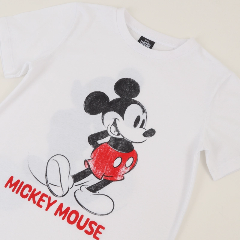 POLERA MANGA CORTA NIÑO MICKEY MOUSE DISNEY BLANCO - 5