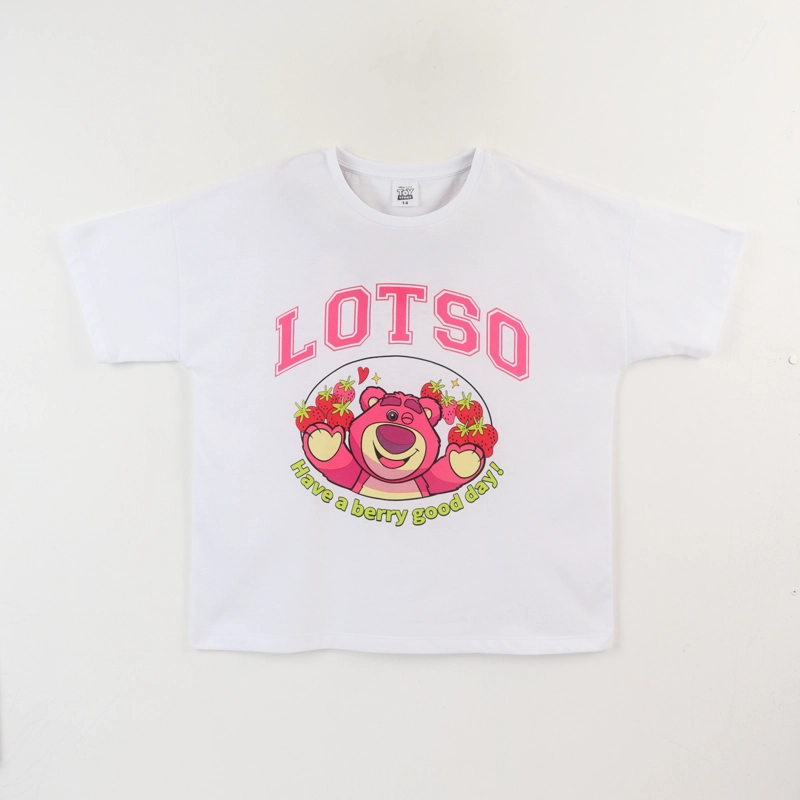 POLERA MANGA CORTA BLANCO NIÑA LOTSO TOY STORY DISNEY - 1
