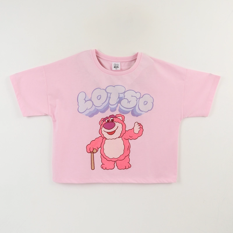 POLERA MANGA CORTA NIÑA ROSADO LOTSO TOY STORY DISNEY - 1