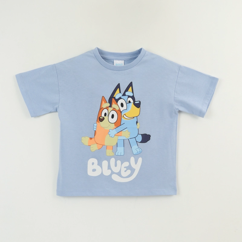 POLERA MANGA CORTA NIÑO AZUL BLUEY & BINGO BLUEY - 1