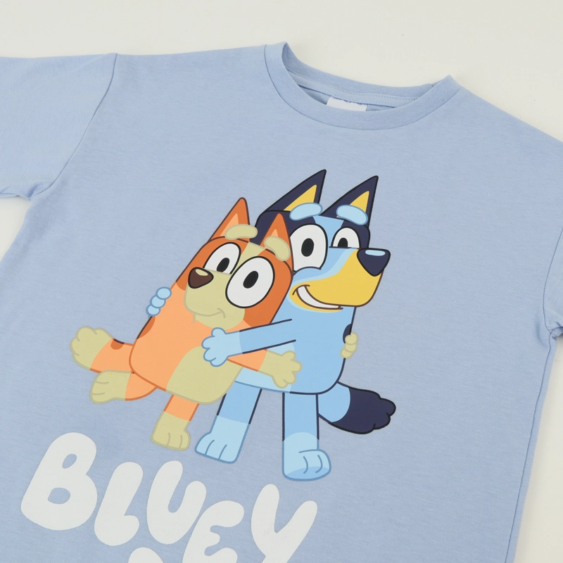 POLERA MANGA CORTA NIÑO AZUL BLUEY & BINGO BLUEY - 3