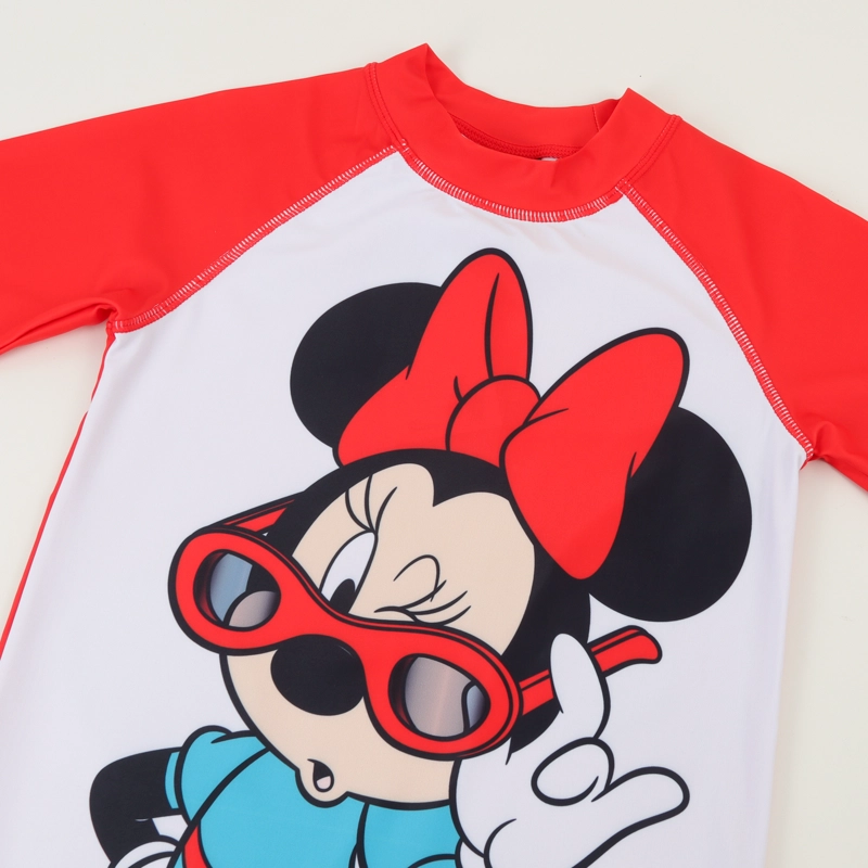POLERA UV MANGA LARGA NIÑA MINNIE MOUSE BLANCO DISNEY - 3