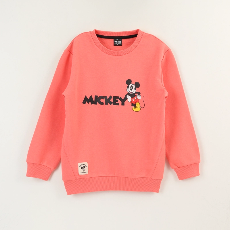 POLERON CERRADO NIÑO DAMASCO BACK PRINT MICKEY DISNEY - 1