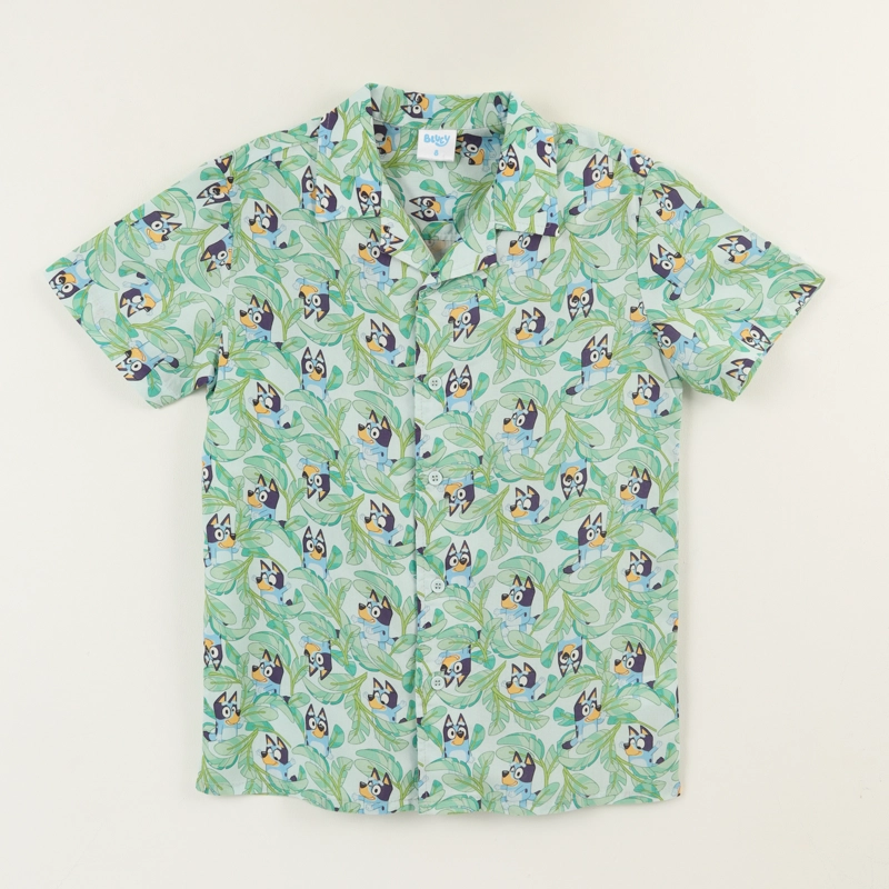 CAMISA NIÑO CELESTE FULL PRINT BLUEY - 1