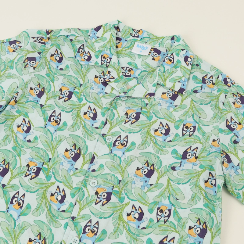 CAMISA NIÑO CELESTE FULL PRINT BLUEY - 3