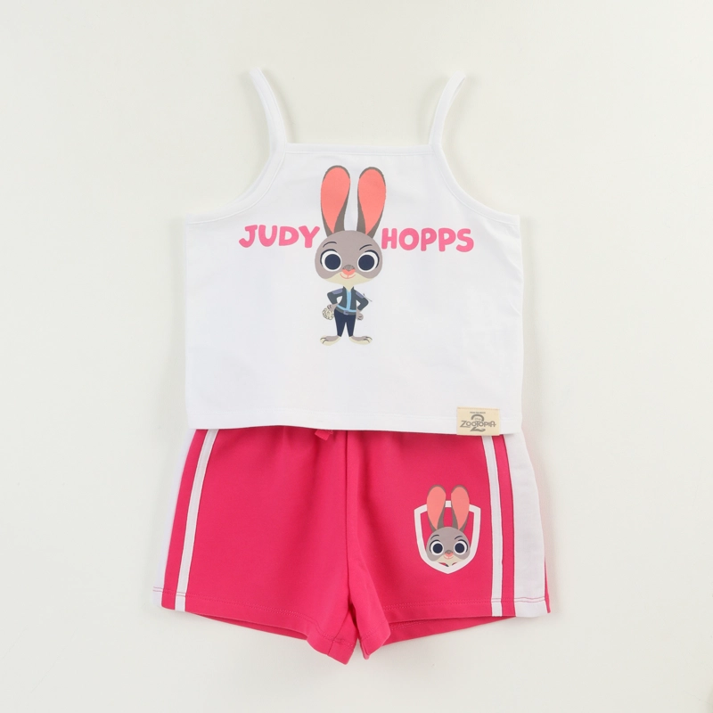 CONJUNTO NIÑA ROSADO JUDY HOPPS ZOOTOPIA DISNEY - 2