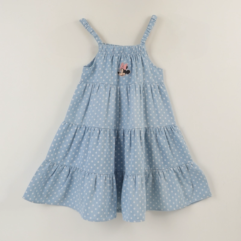 VESTIDO SIN MANGA NIÑA AZUL PRINT MINNIE DISNEY - 1