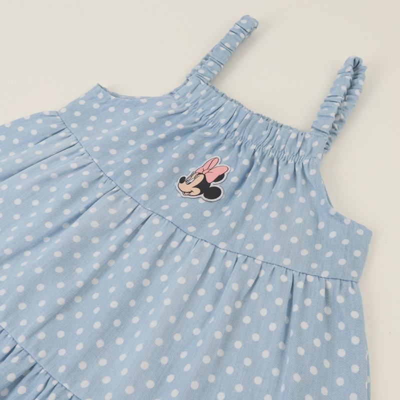 VESTIDO SIN MANGA NIÑA AZUL PRINT MINNIE DISNEY - 3