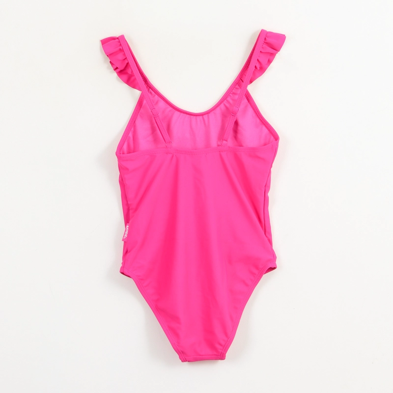 TRAJE DE BAÑO ENTERO NIÑA ROSA LOGO BARBIE - 2