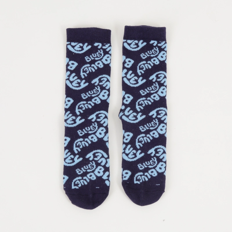 TRIPACK CALCETIN BLANCO NIÑO LOGOS BLUEY - 5