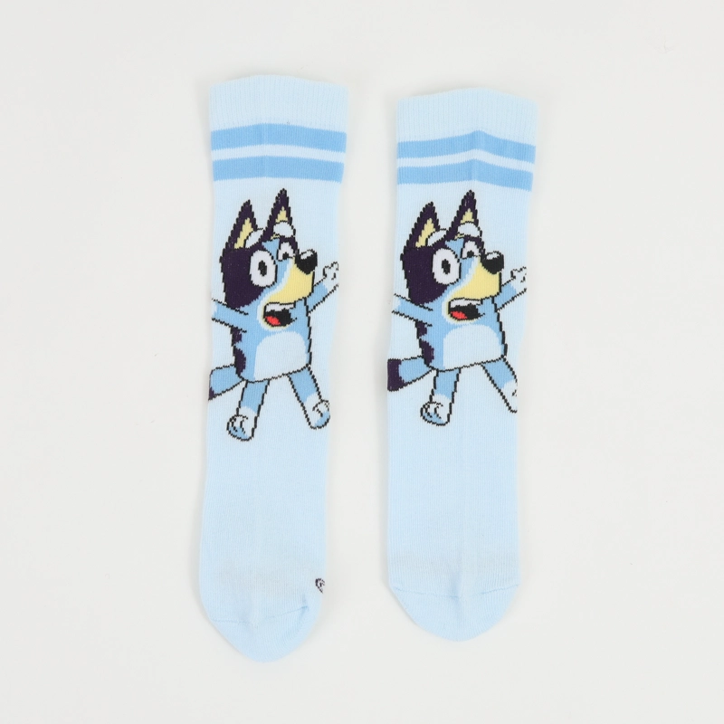 TRIPACK CALCETIN BLANCO NIÑO LOGOS BLUEY - 9