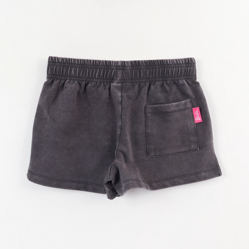 SHORT CORDON NIÑA NEGRO BOLSILLO TRASERO LOGO BARBIE - 2