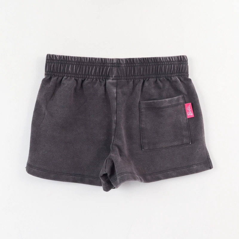 SHORT CORDON NIÑA NEGRO BOLSILLO TRASERO LOGO BARBIE - 2