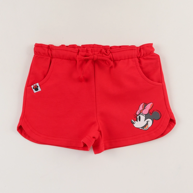 SHORT CORDON ROJO NIÑA MINNIE MOUSE FACE DISNEY - 1