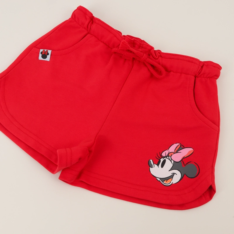 SHORT CORDON ROJO NIÑA MINNIE MOUSE FACE DISNEY - 3