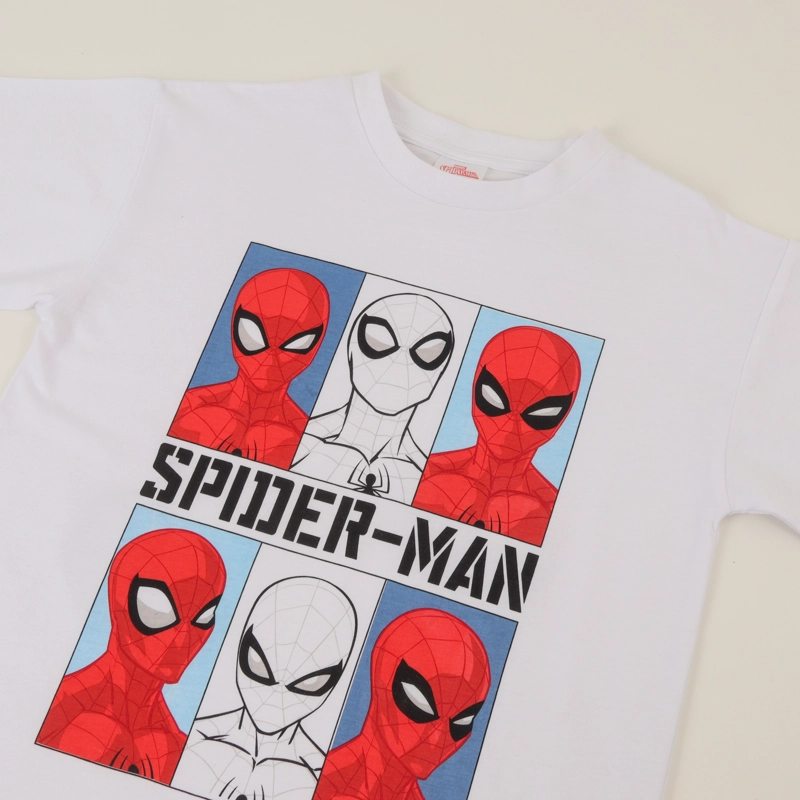 POLERA MANGA CORTA BLANCO NIÑO SPIDERMAN FACE MARVEL - 6