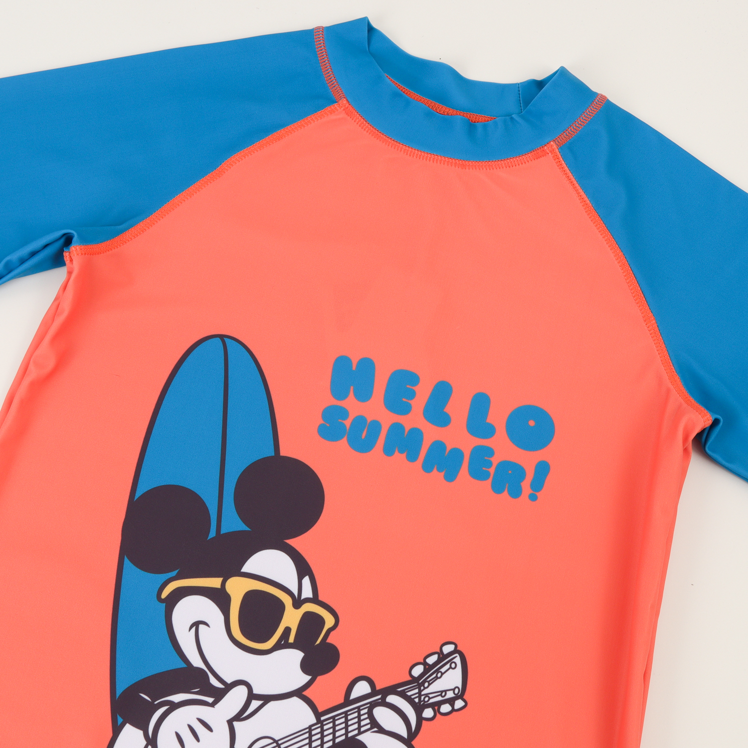 POLERA UV MANGA LARGA NIÑO DAMASCO SUMMER MICKEY DISNEY - 3