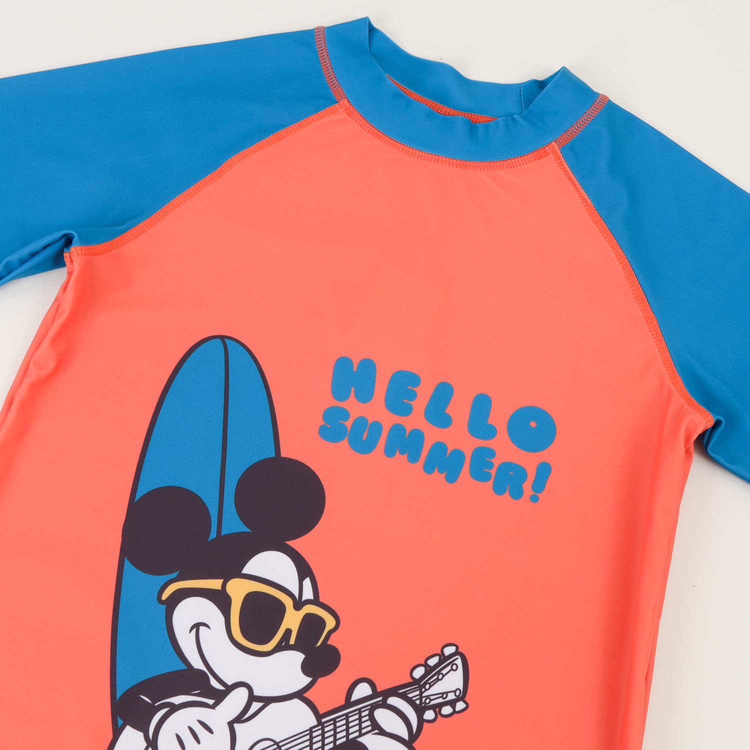 POLERA UV MANGA LARGA NIÑO DAMASCO SUMMER MICKEY DISNEY - 3
