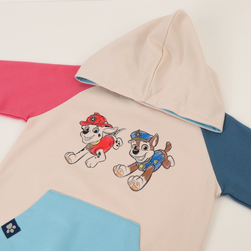POLERON CERRADO NIÑO CHASE & MARSHALL BEIGE PAW PATROL - 3
